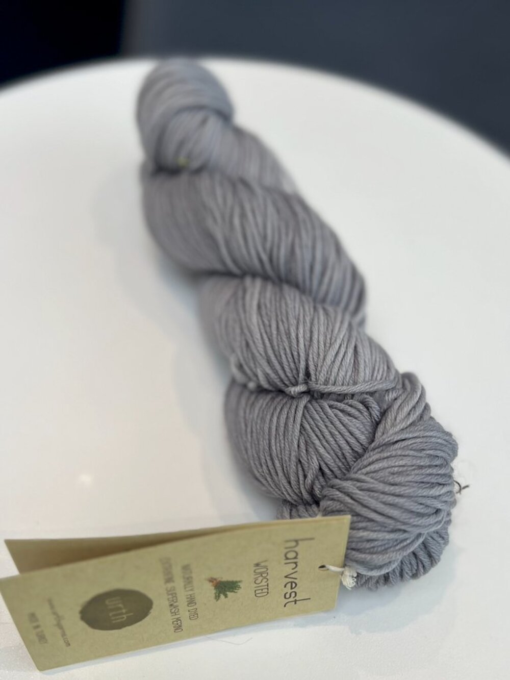 Harvest Worsted Urth Merino Yarn - Light grey